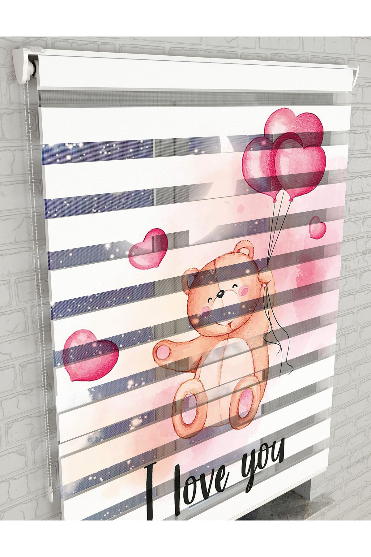 dijital baskılı zebra perde