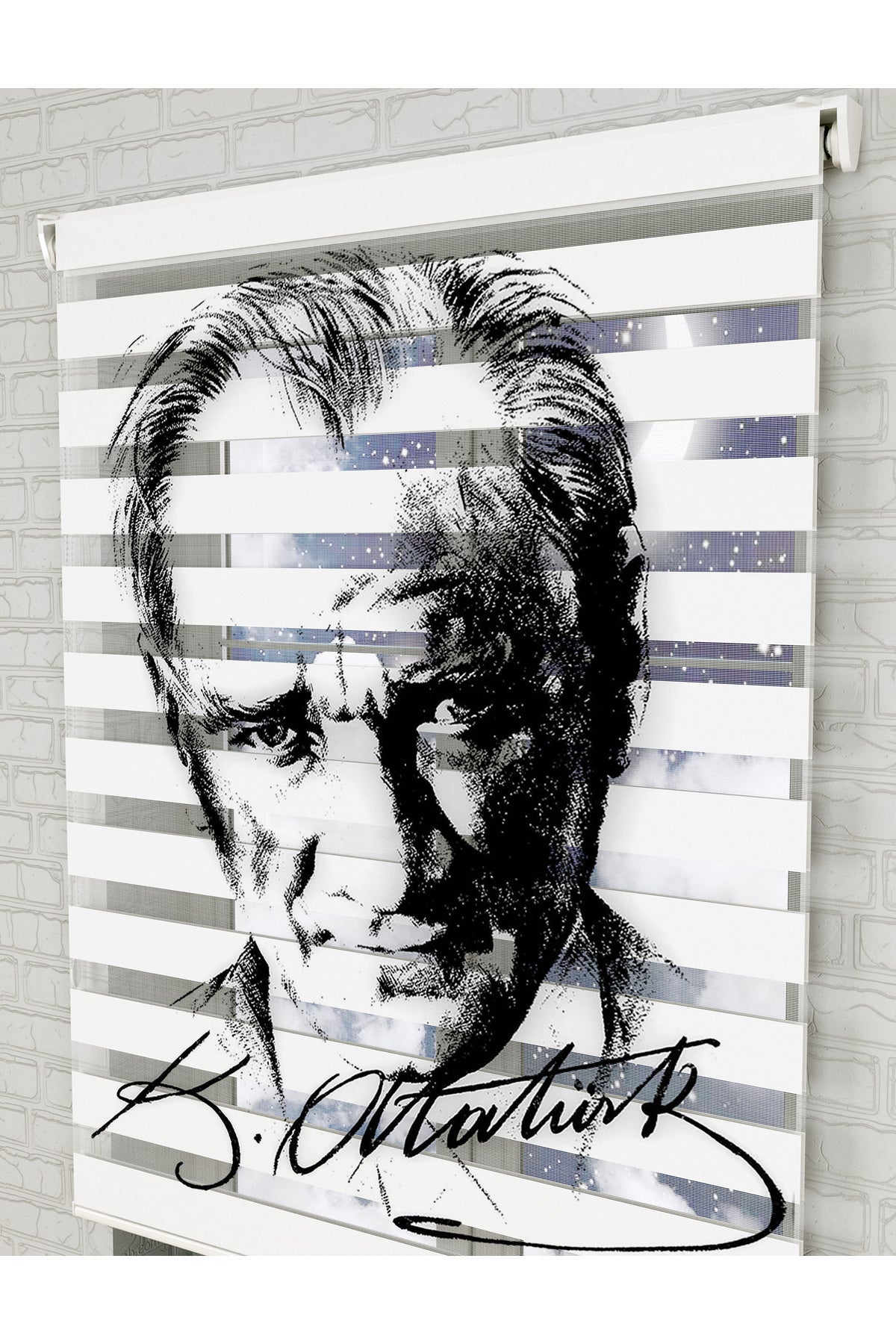 bebek odası zebra perde