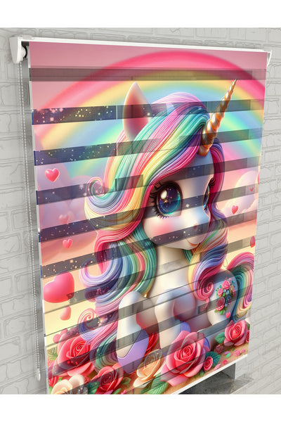 dijital baskılı zebra perde