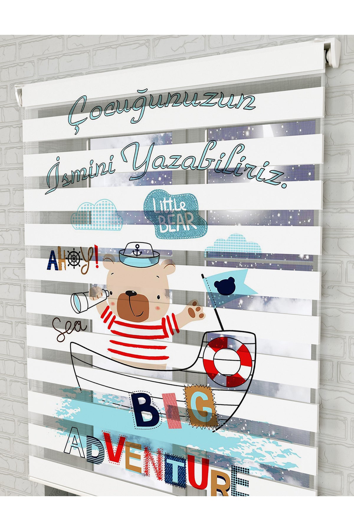 bebek odası zebra perde