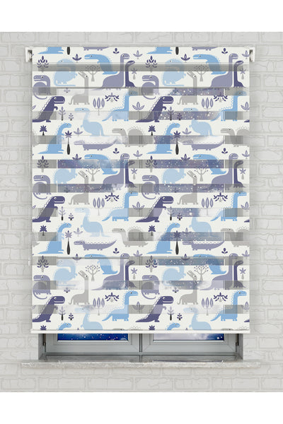 baskılı zebra perde