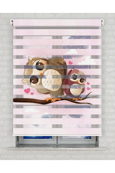 baskılı zebra perde