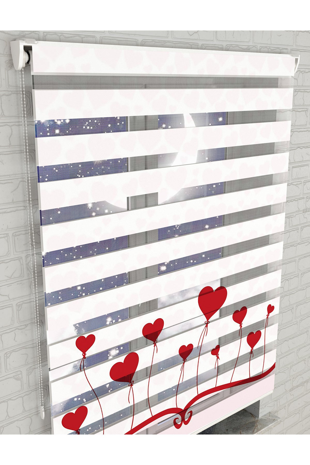 dijital baskılı zebra perde