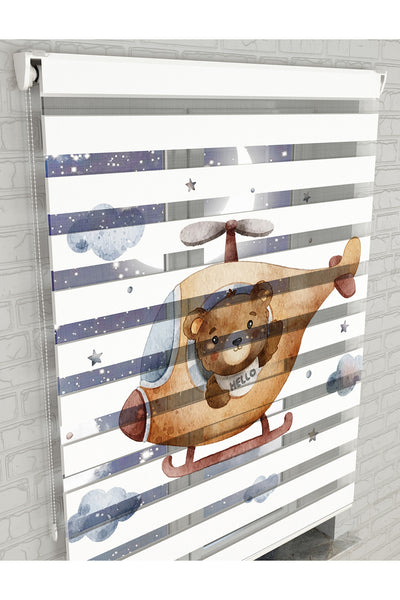 dijital baskılı zebra perde