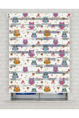 baskılı zebra perde