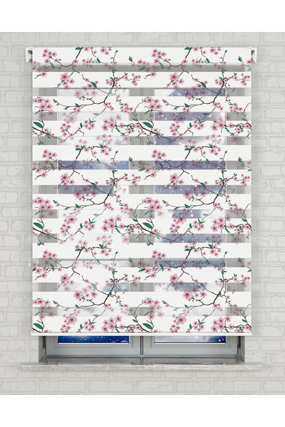 baskılı zebra perde