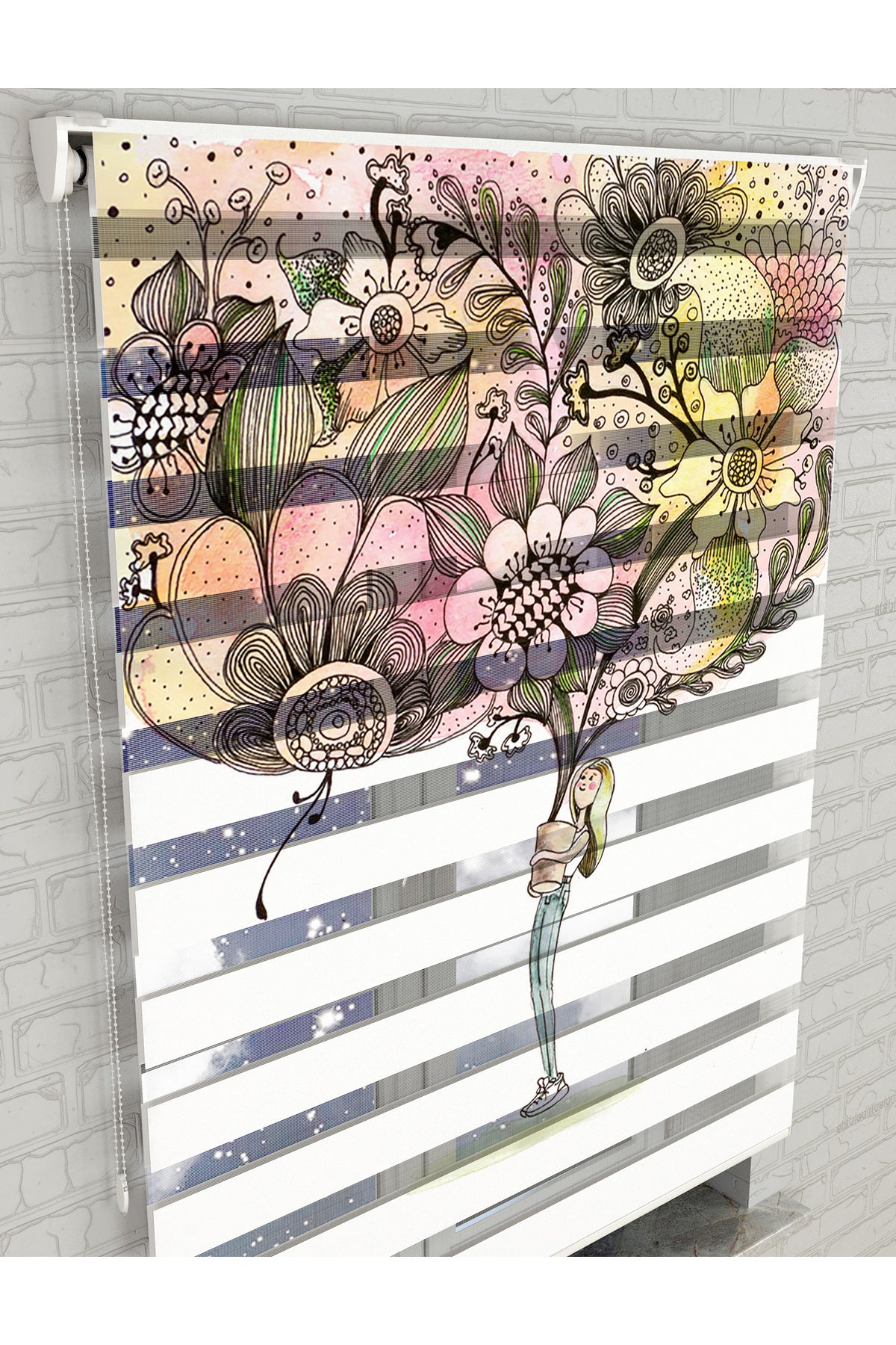 dijital baskılı zebra perde