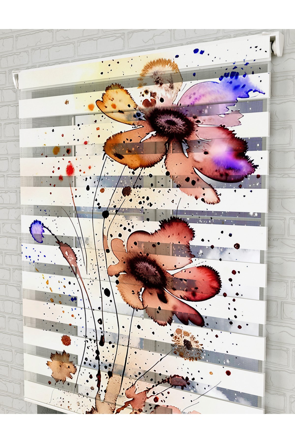 bebek odası zebra perde