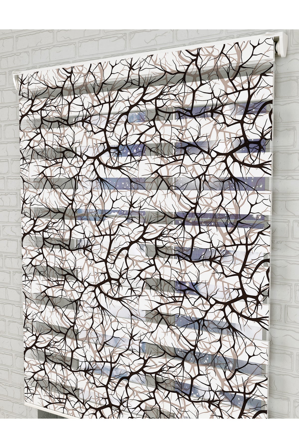 bebek odası zebra perde