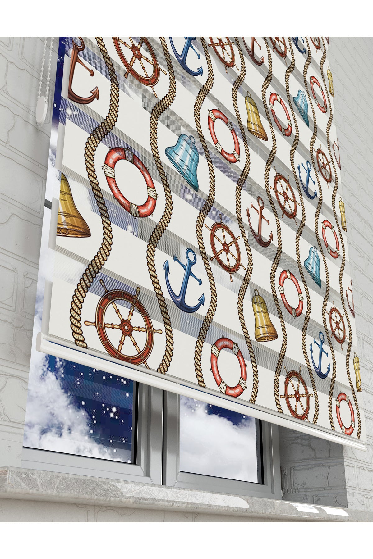 çocuk odası zebra perde