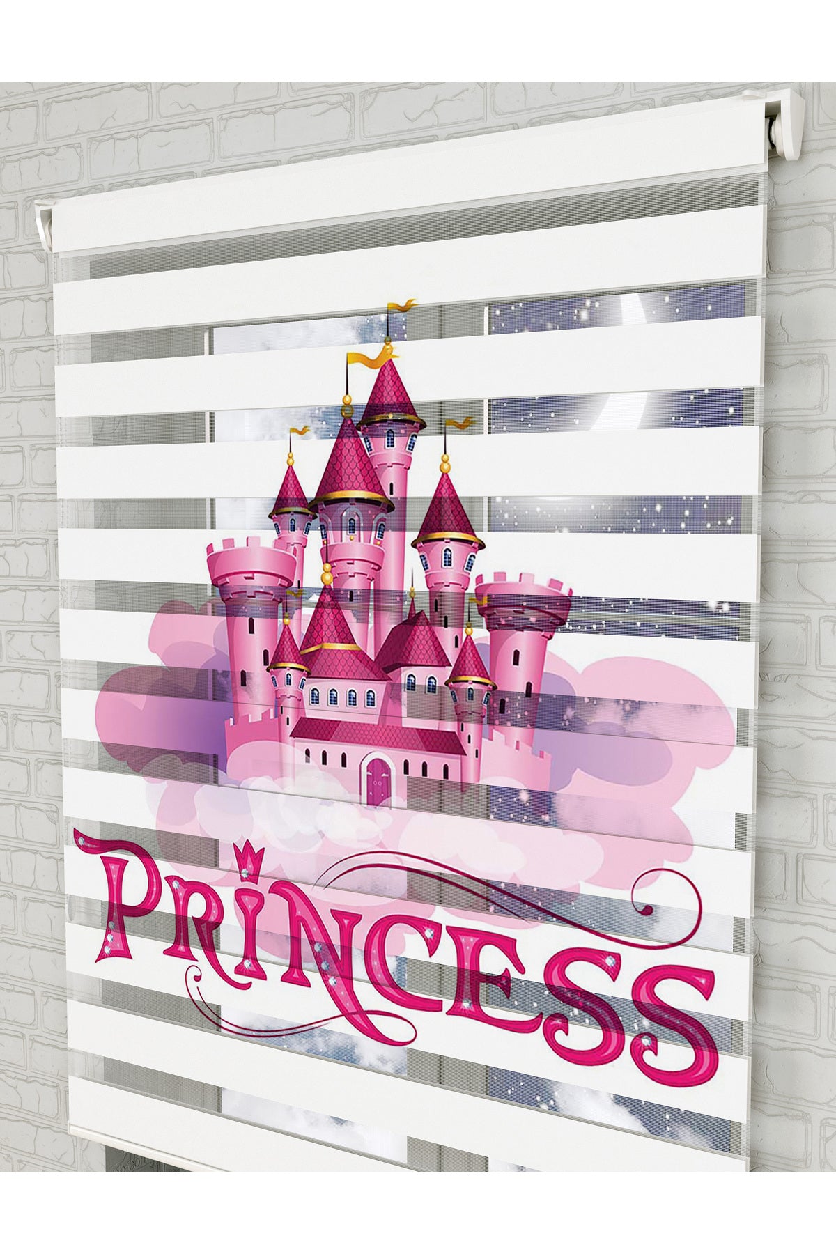 bebek odası zebra perde