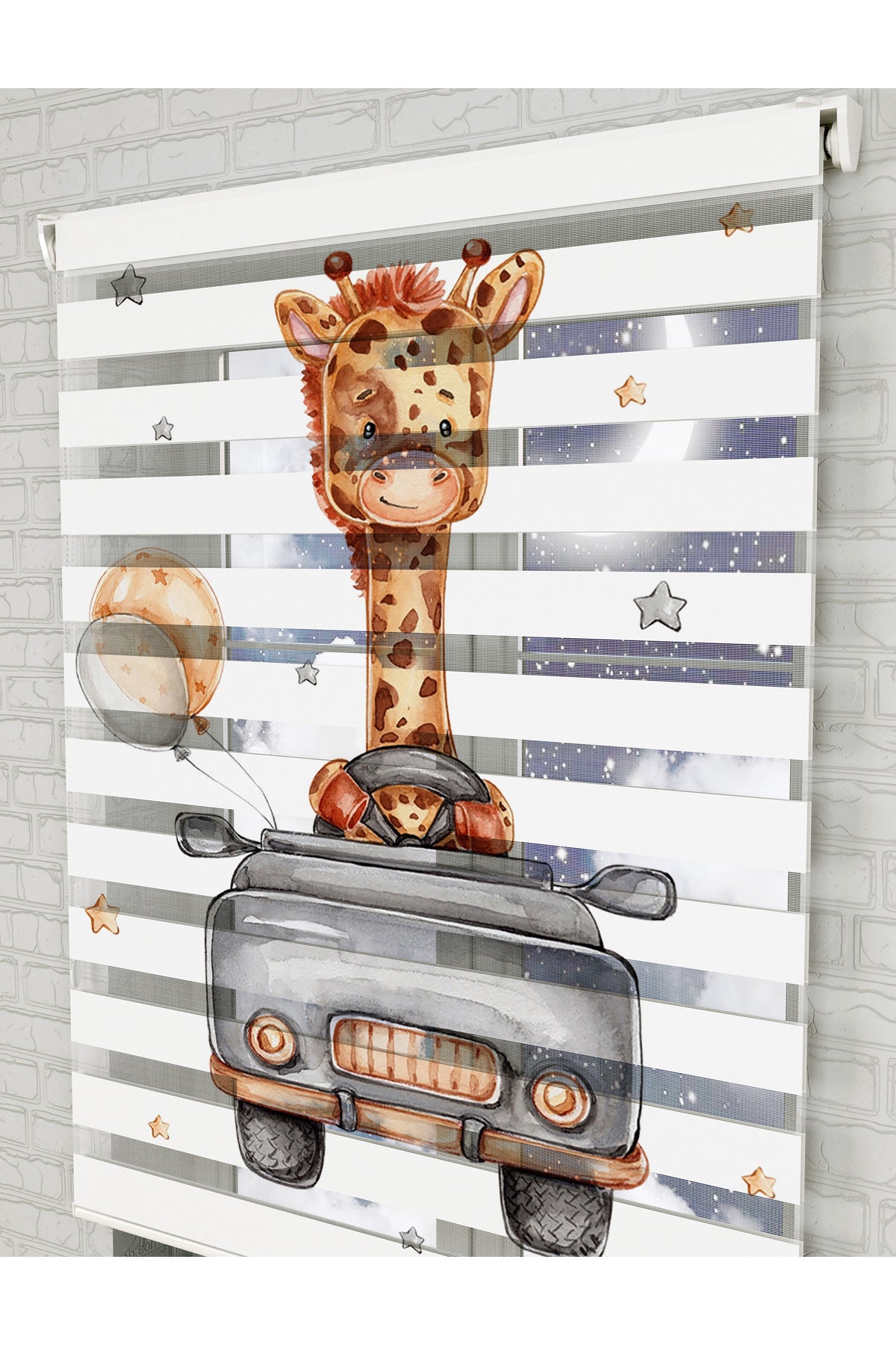 bebek odası zebra perde