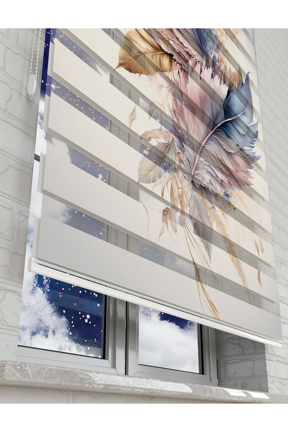 çocuk odası zebra perde