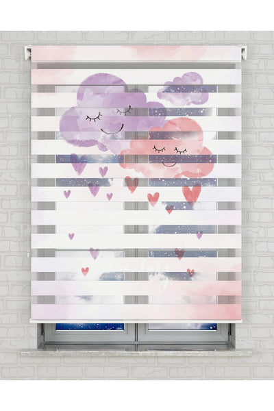 baskılı zebra perde