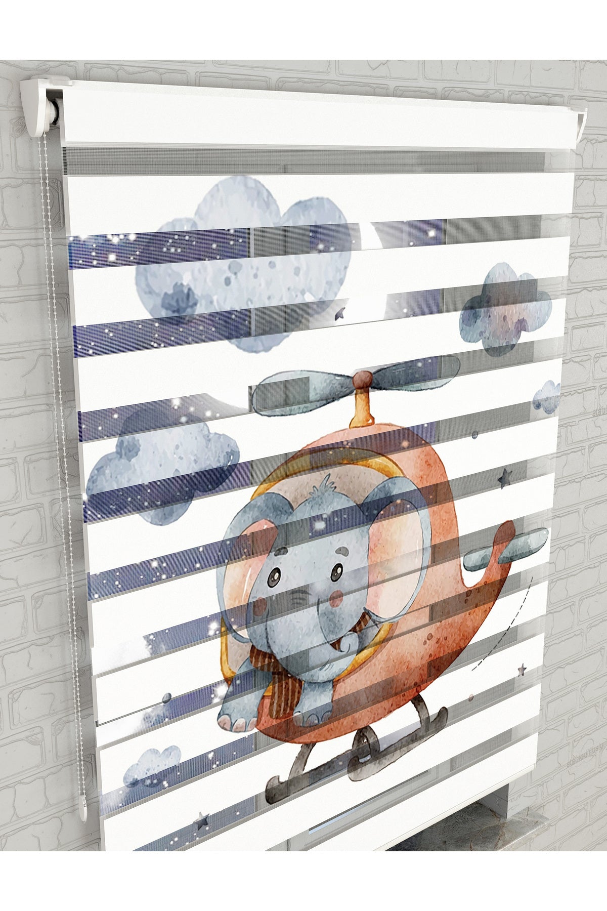 dijital baskılı zebra perde