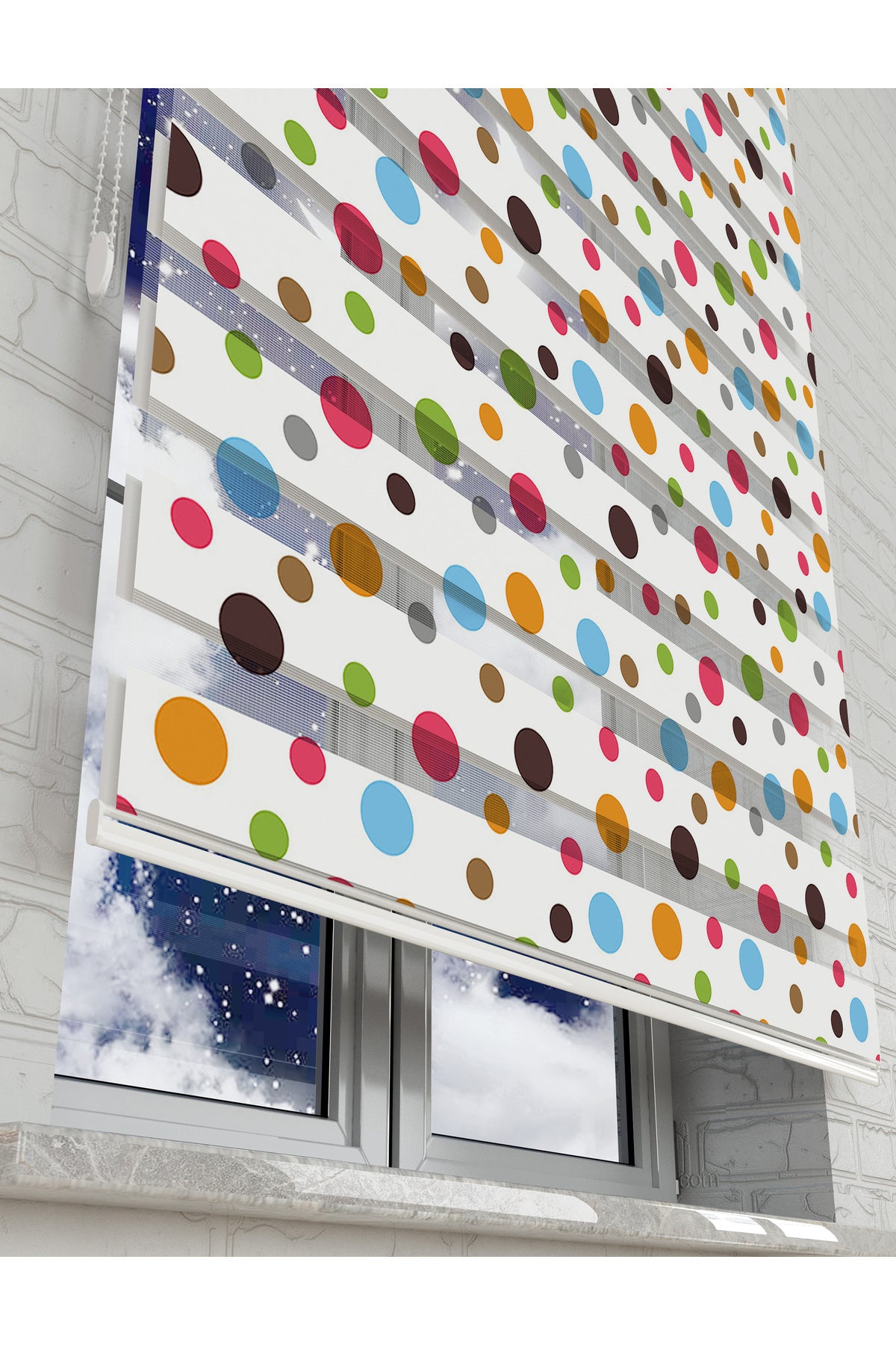 çocuk odası zebra perde