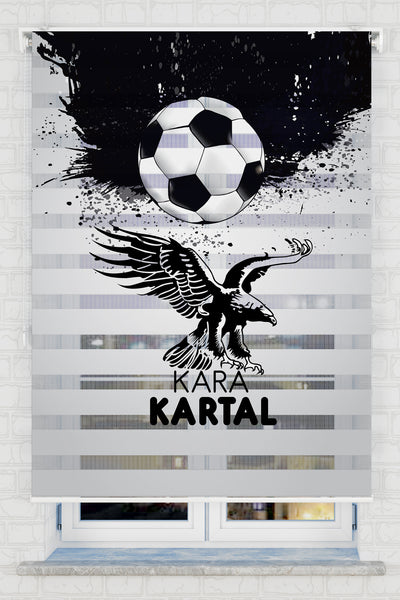 baskılı zebra perde