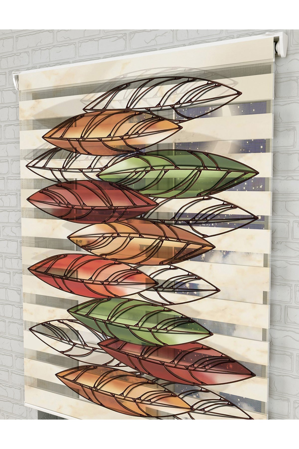 bebek odası zebra perde