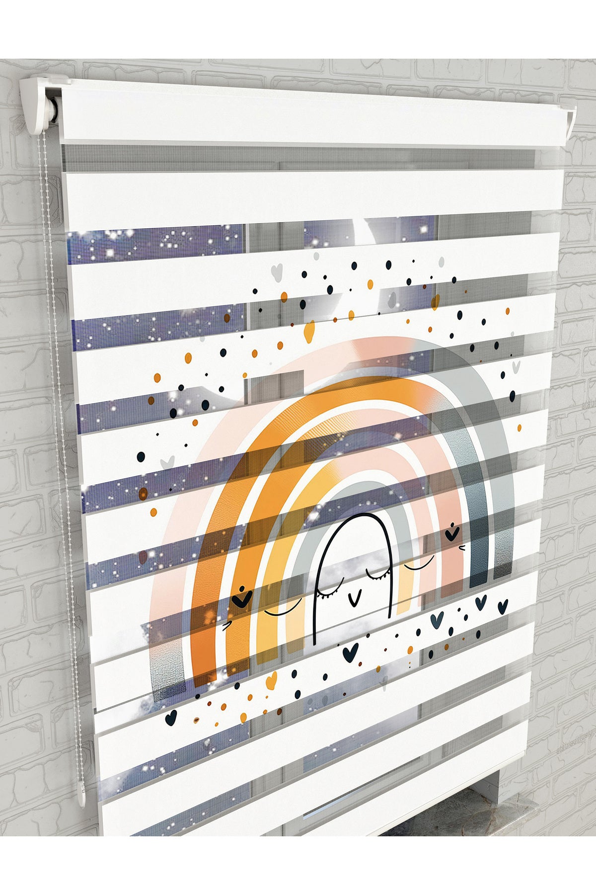 dijital baskılı zebra perde