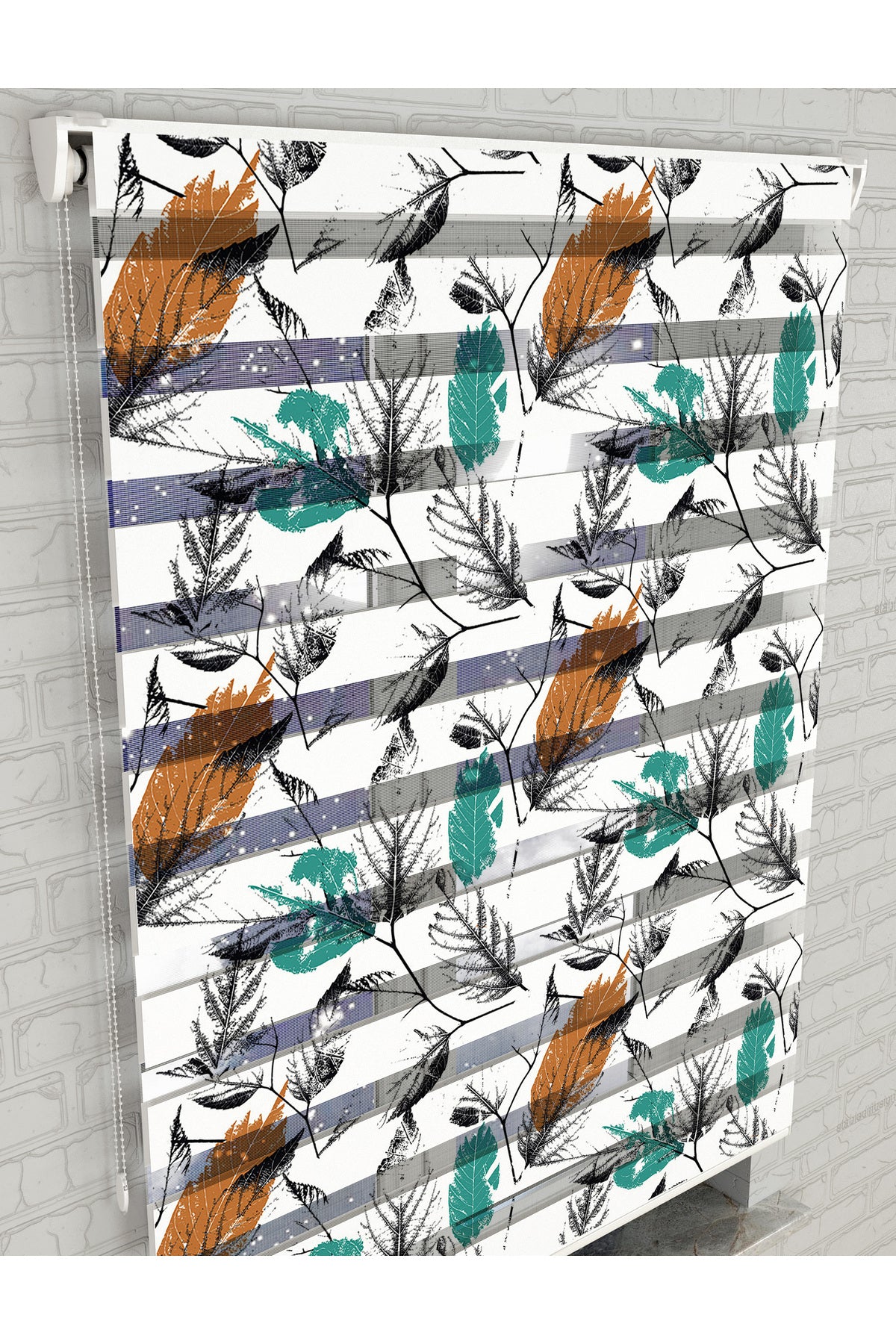 dijital baskılı zebra perde