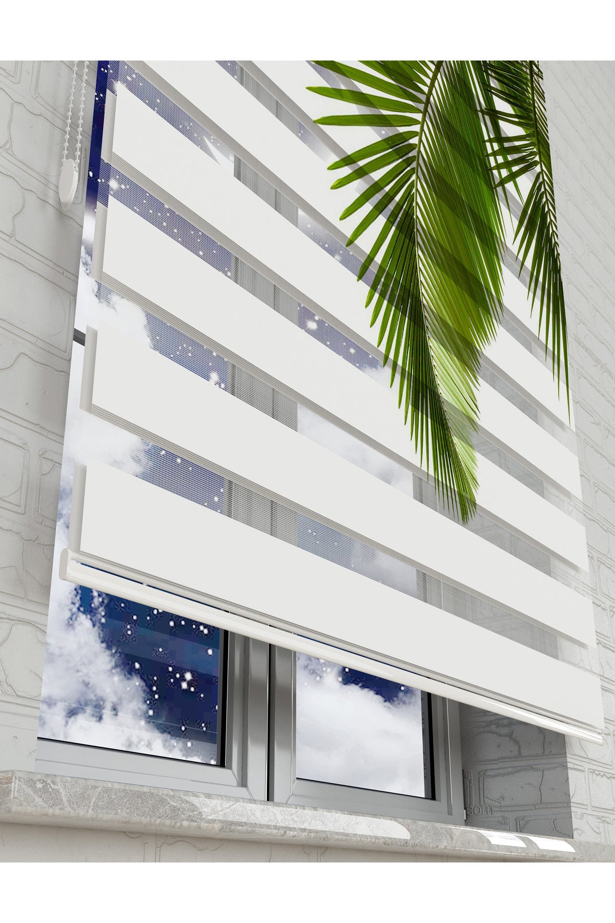 çocuk odası zebra perde