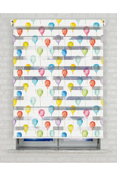 baskılı zebra perde