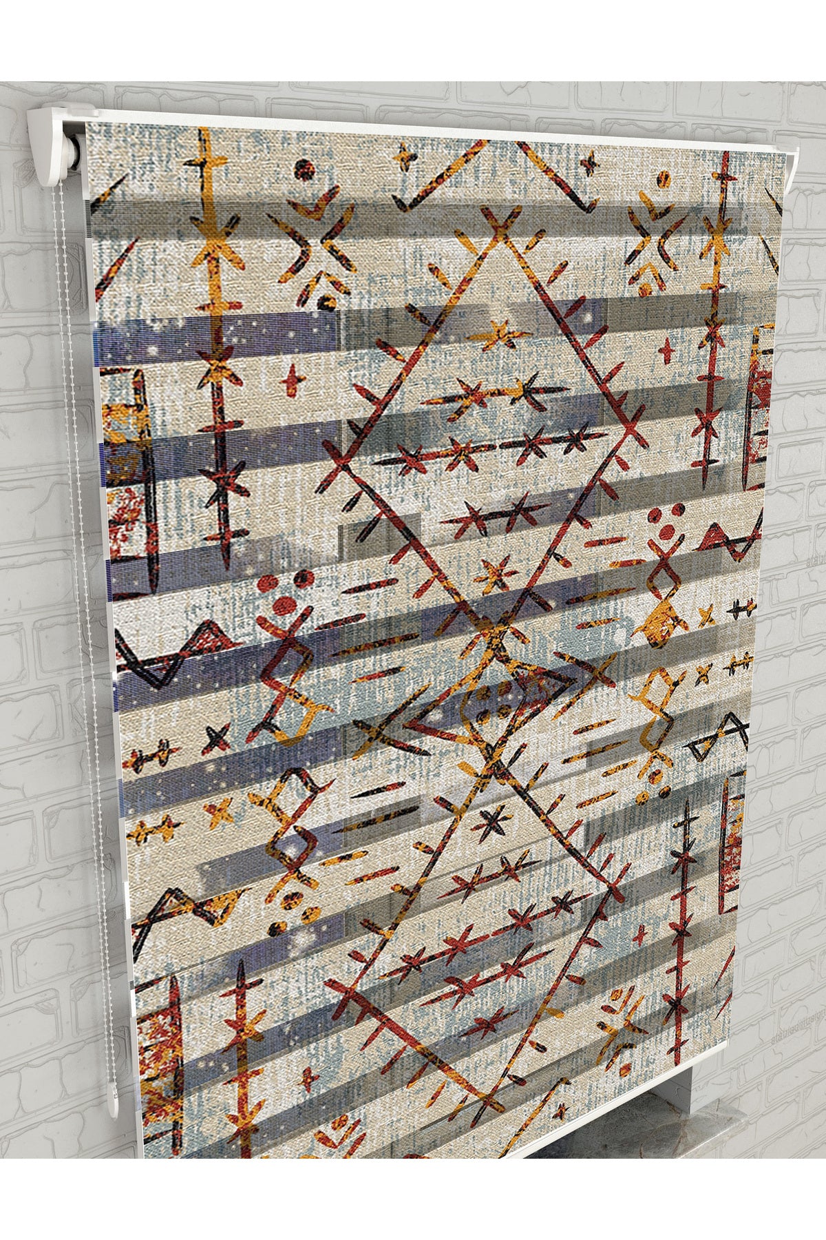 dijital baskılı zebra perde