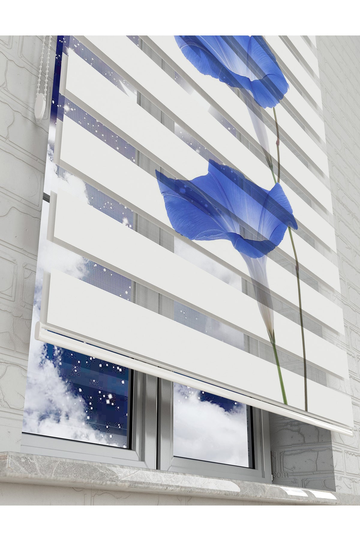 çocuk odası zebra perde