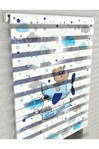 dijital baskılı zebra perde