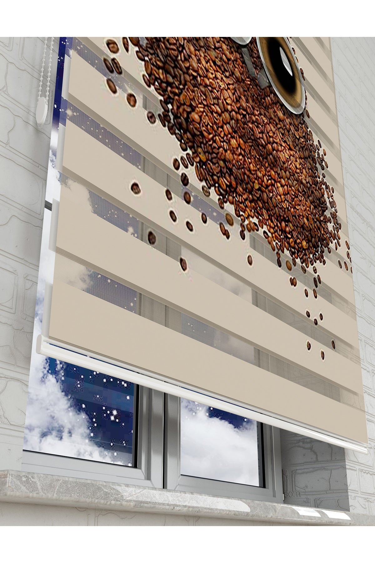 çocuk odası zebra perde