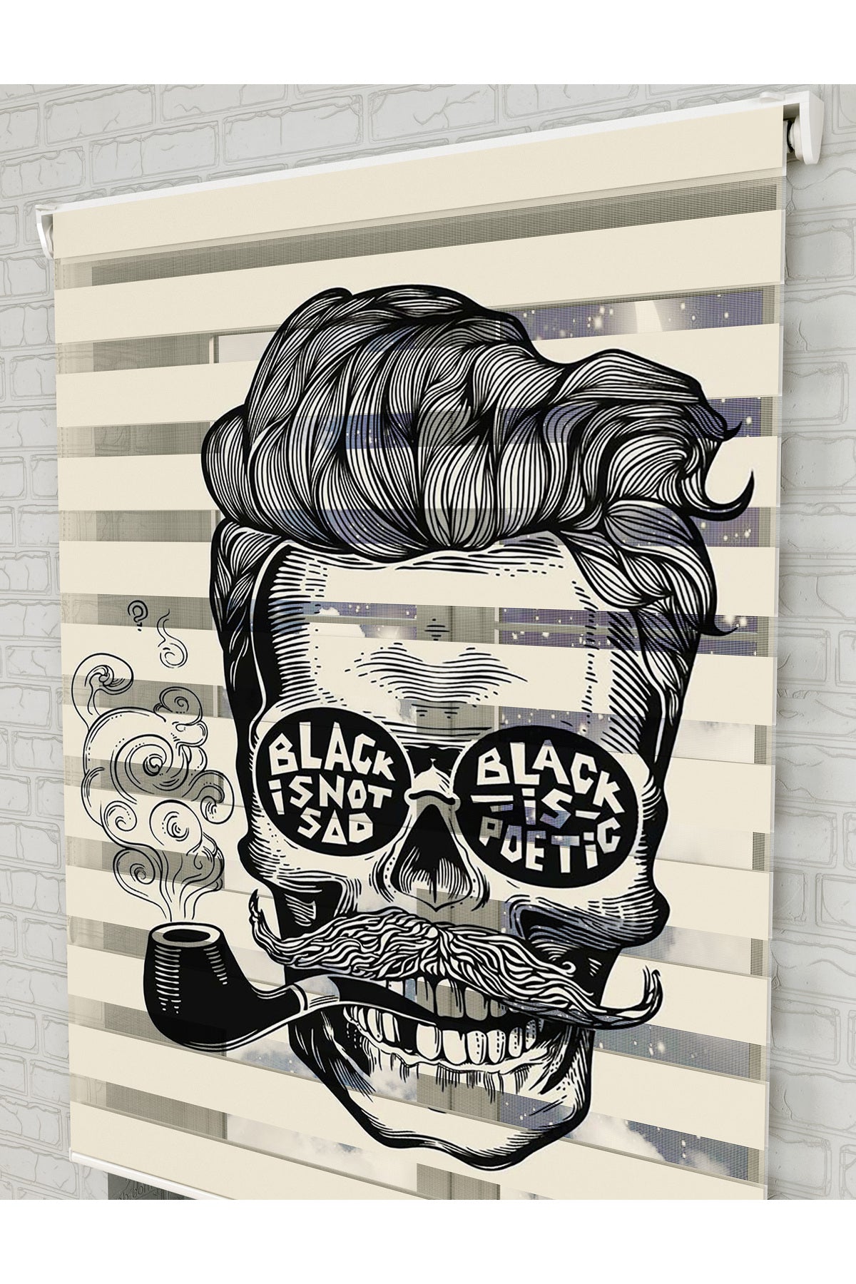 bebek odası zebra perde