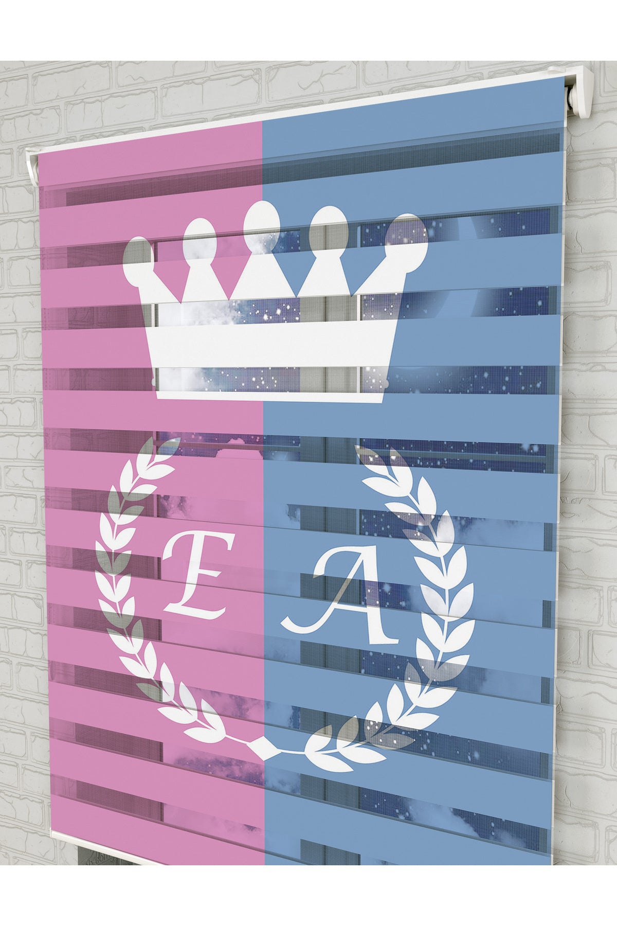 bebek odası zebra perde