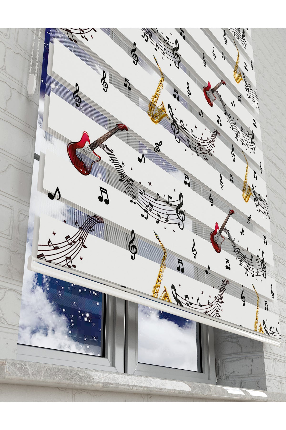 çocuk odası zebra perde