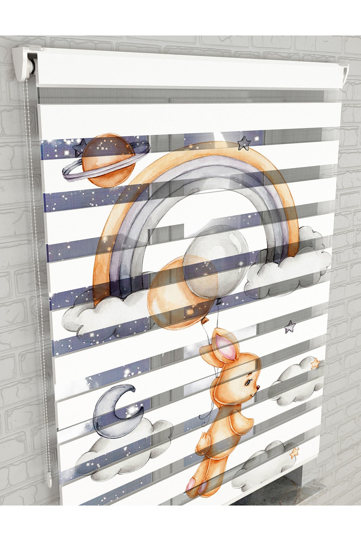 dijital baskılı zebra perde