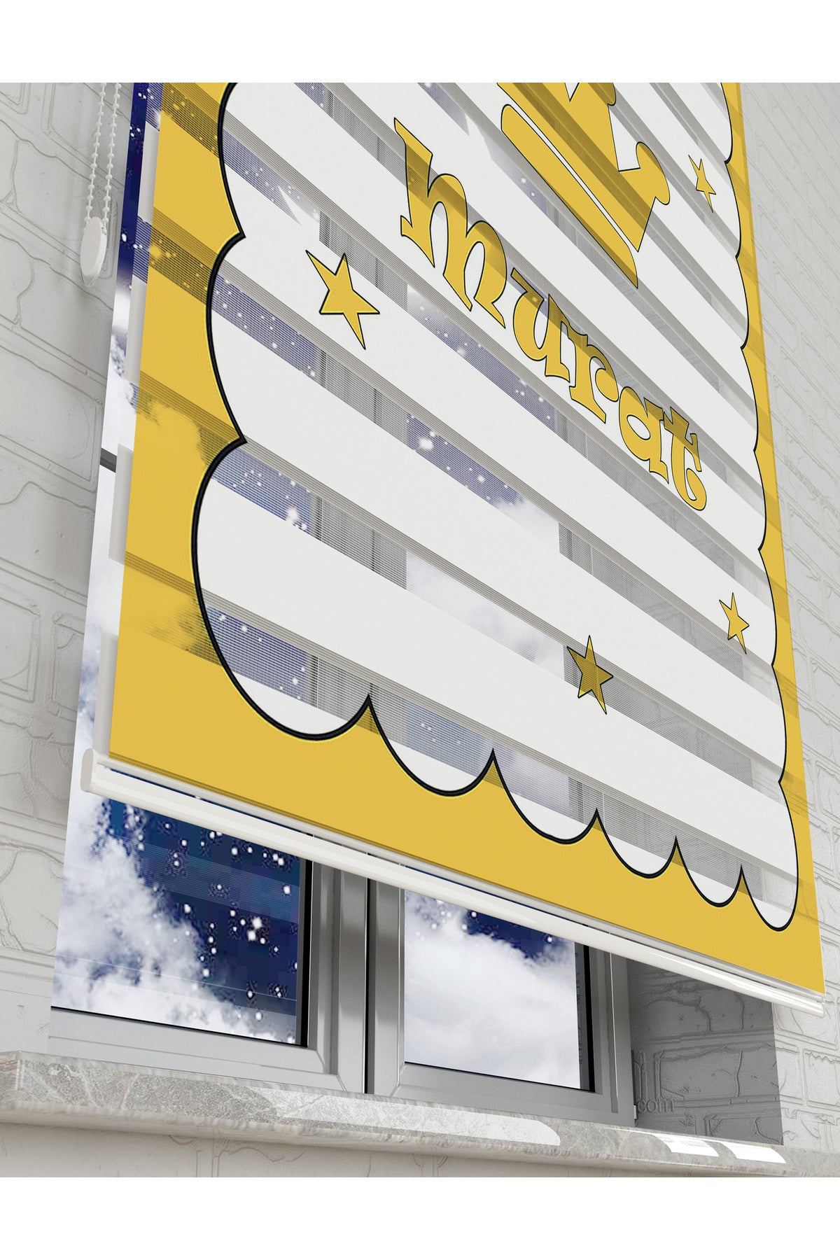 çocuk odası zebra perde