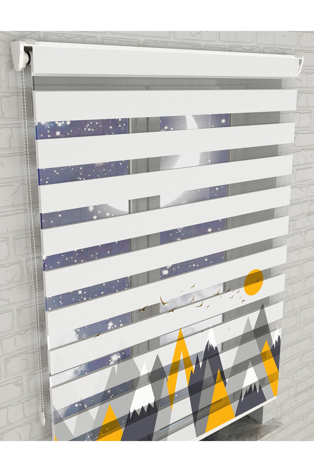 dijital baskılı zebra perde