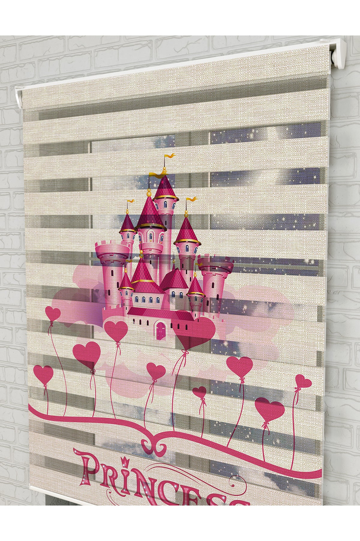 bebek odası zebra perde