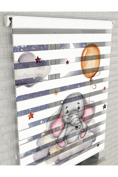 dijital baskılı zebra perde