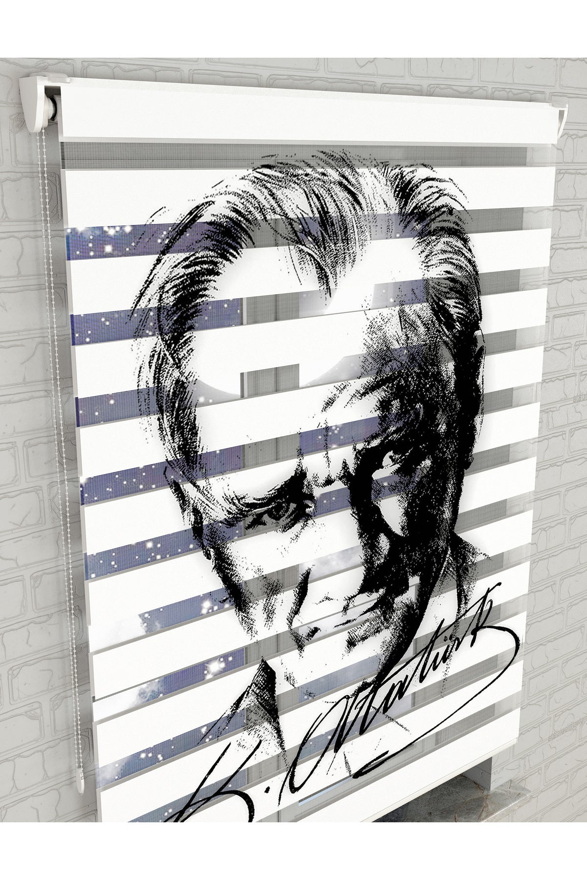 dijital baskılı zebra perde