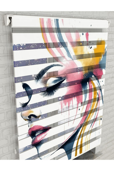 dijital baskılı zebra perde