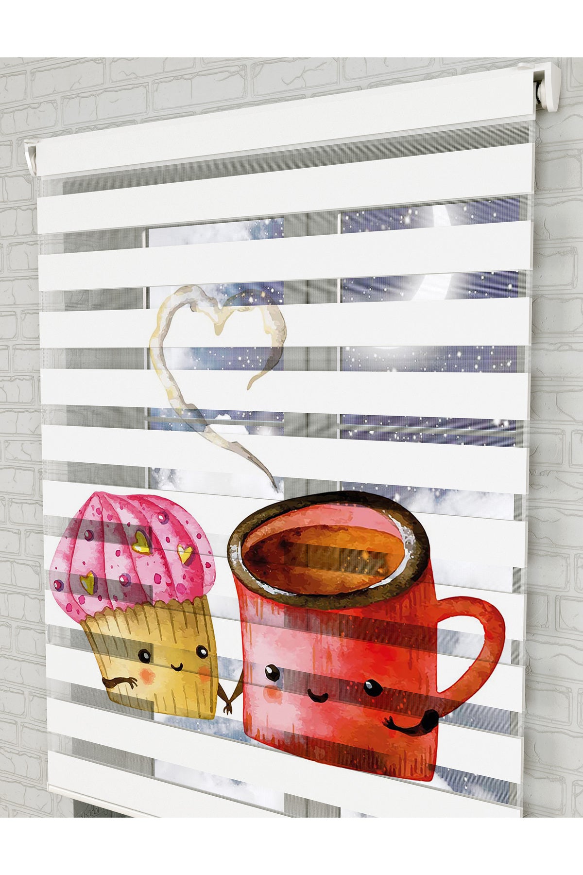 bebek odası zebra perde