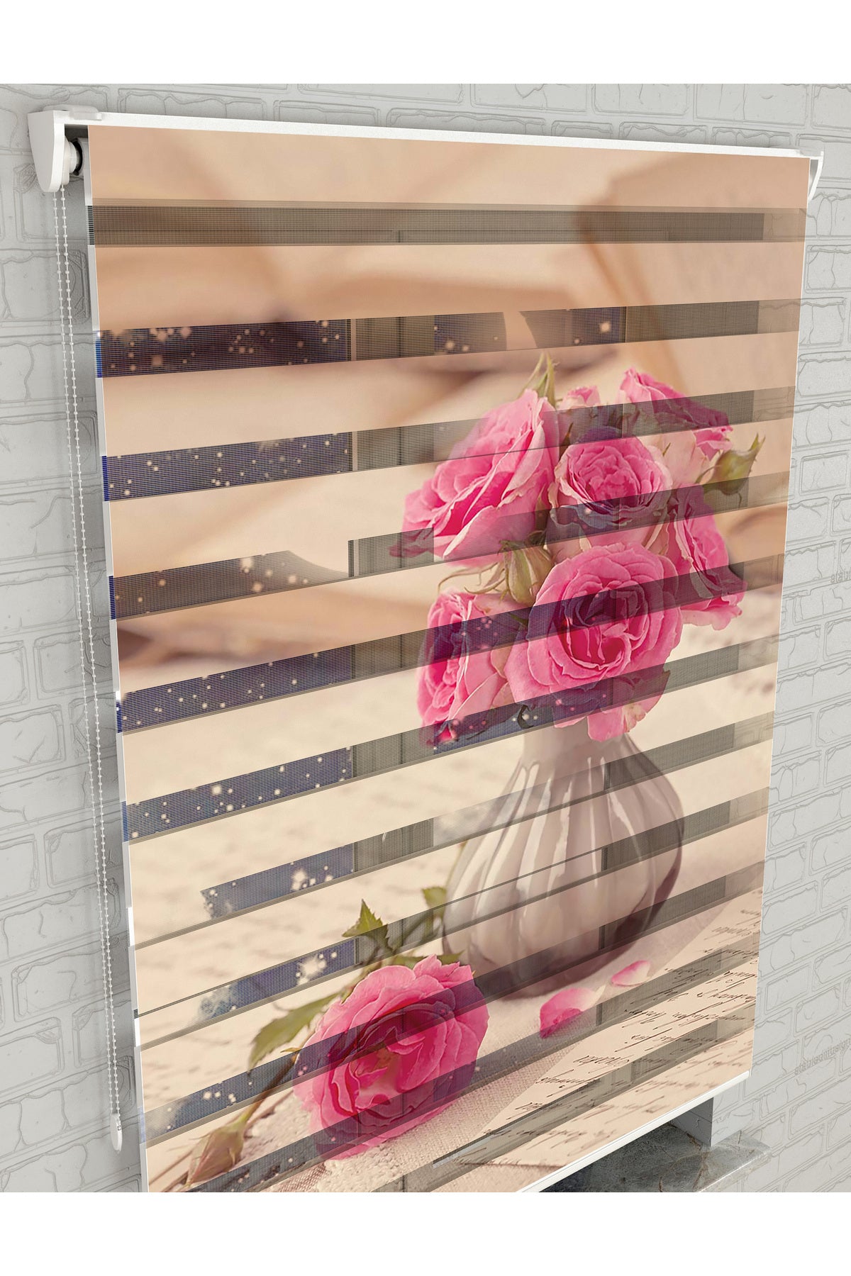 dijital baskılı zebra perde