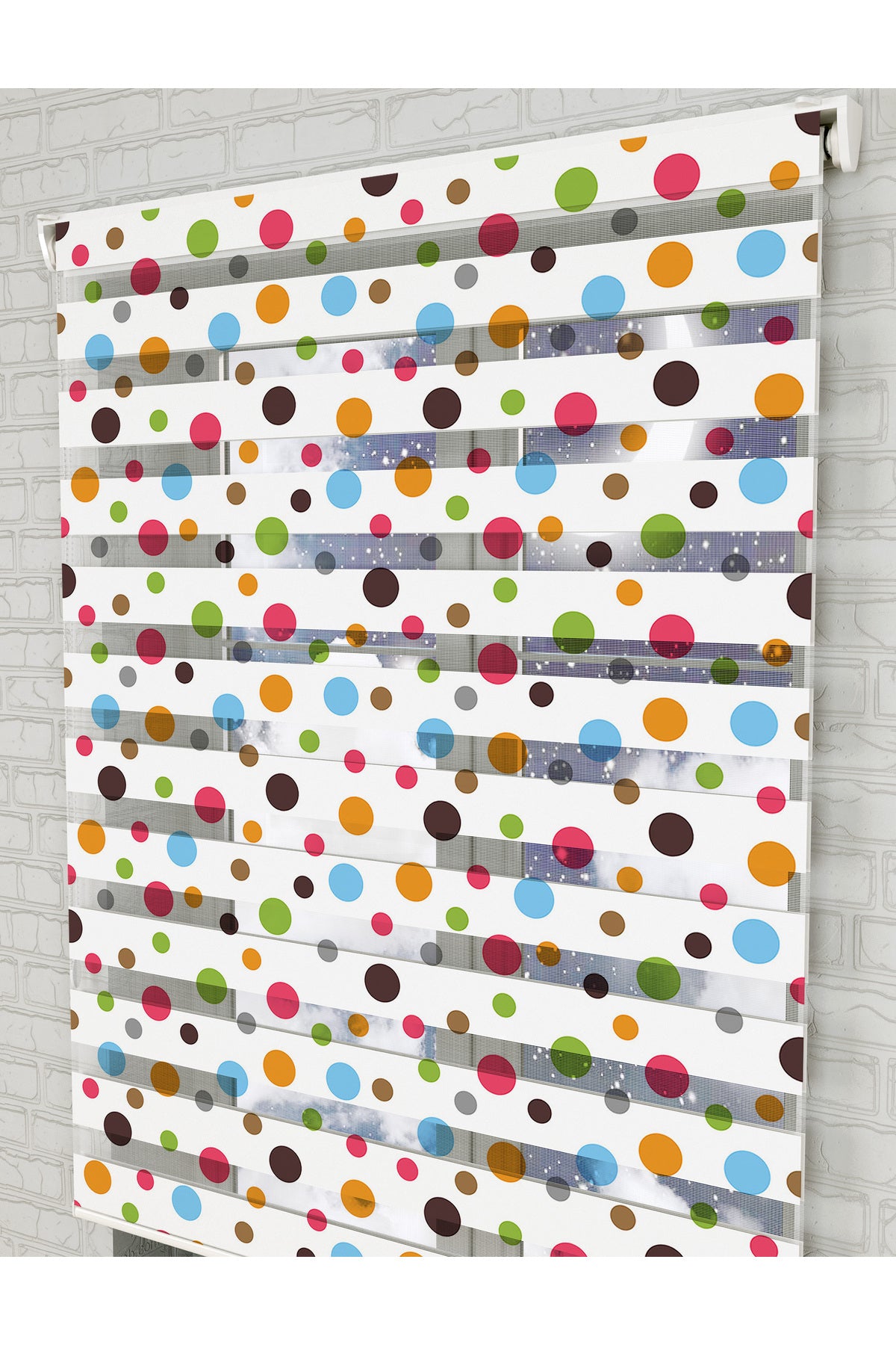 bebek odası zebra perde