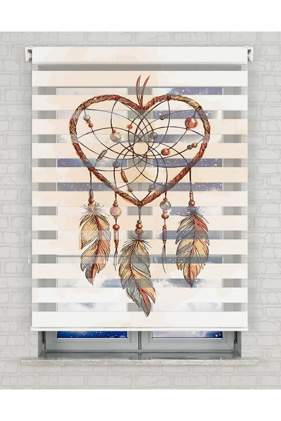 baskılı zebra perde