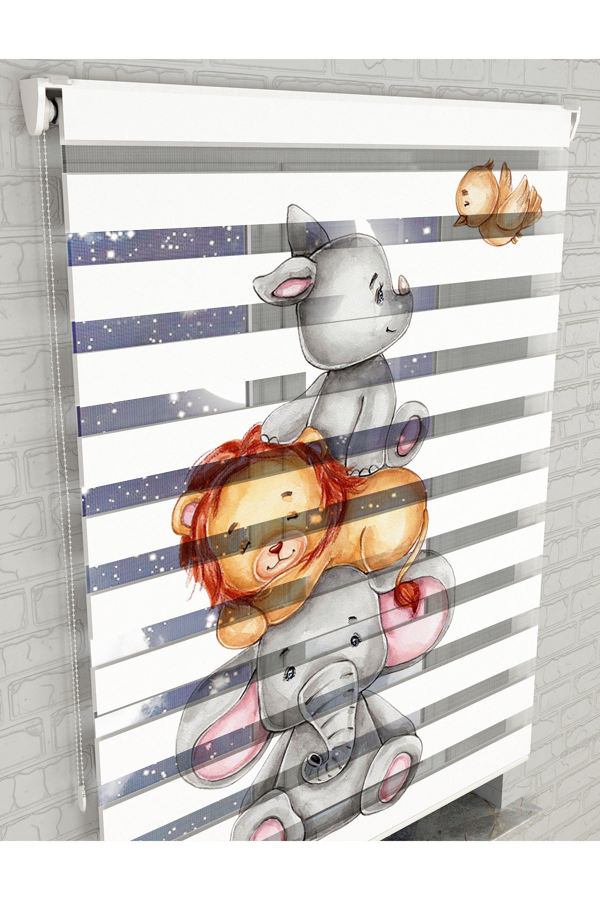 dijital baskılı zebra perde