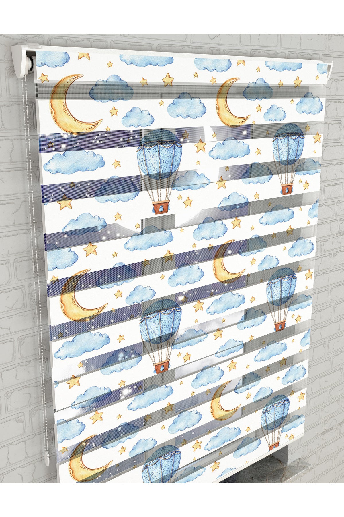 dijital baskılı zebra perde