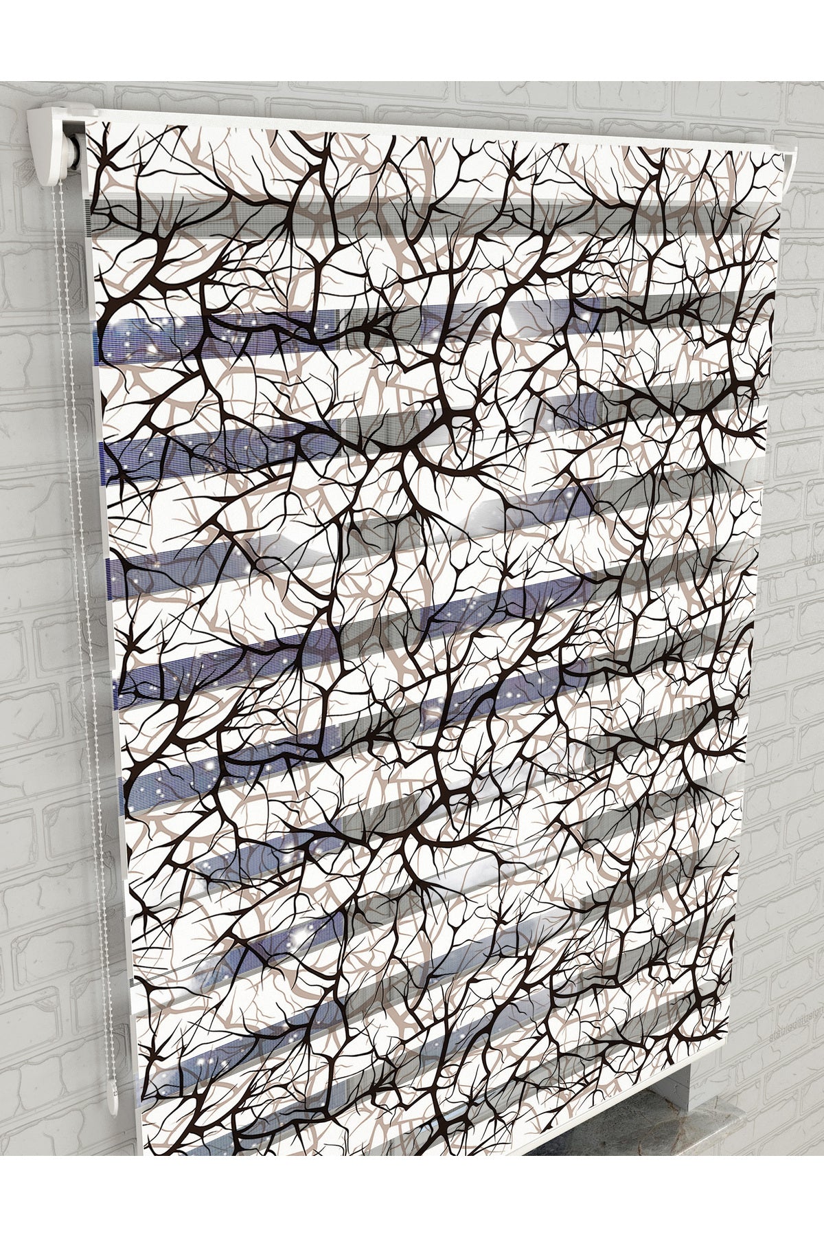 dijital baskılı zebra perde