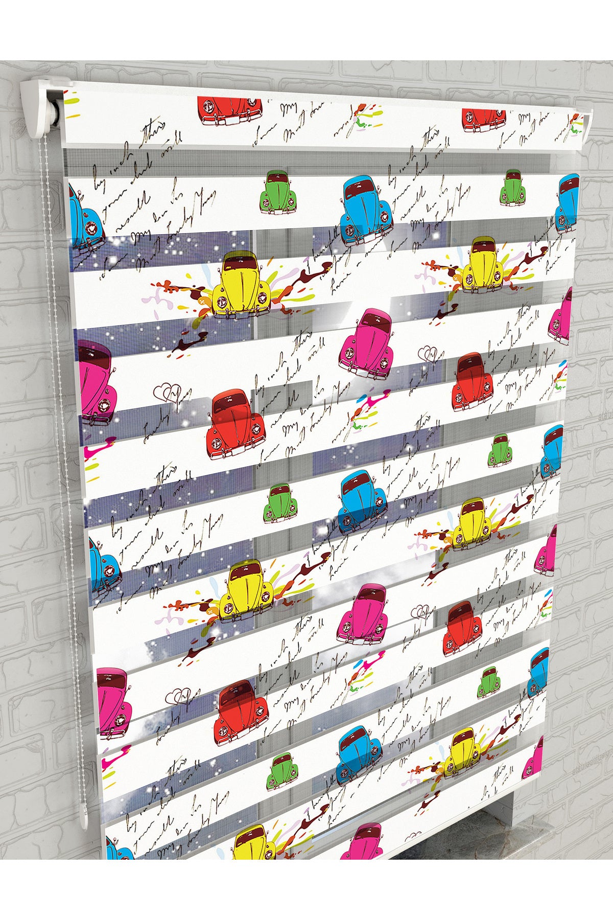 dijital baskılı zebra perde