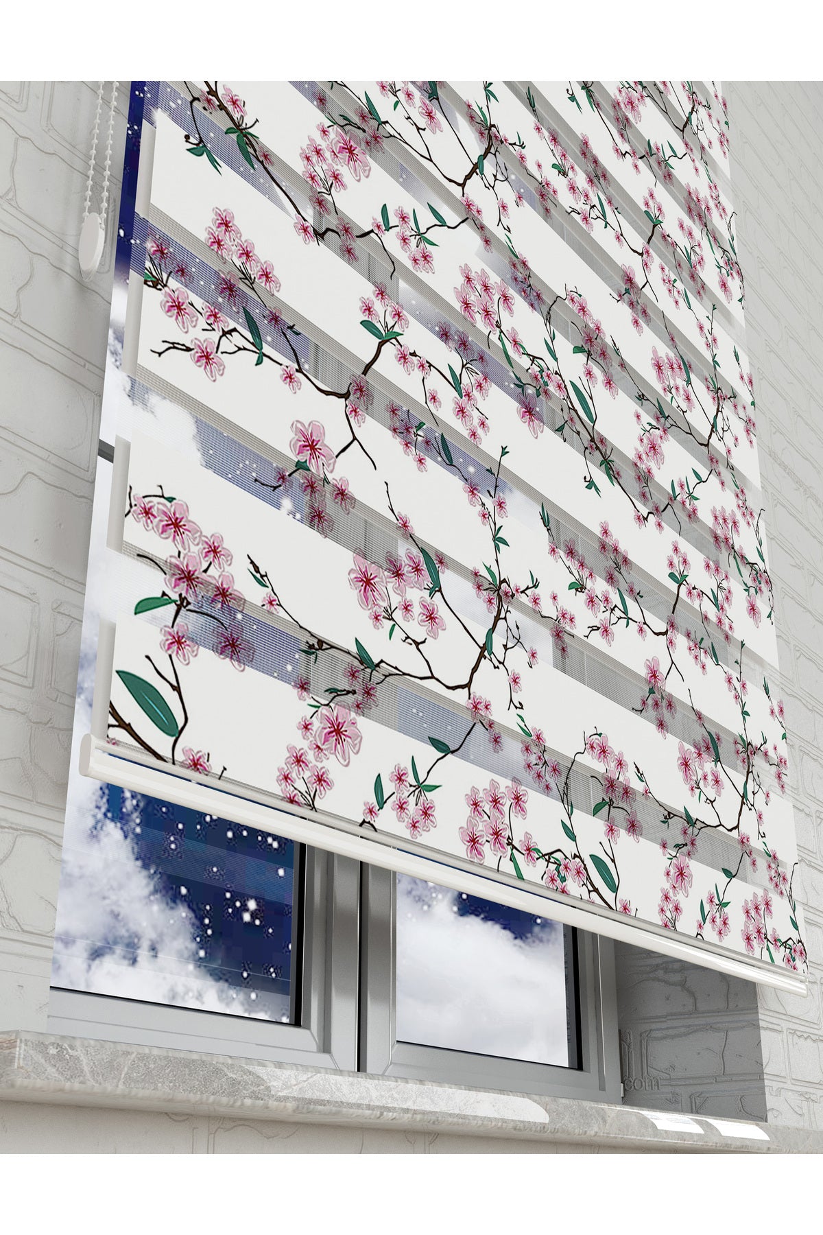 çocuk odası zebra perde