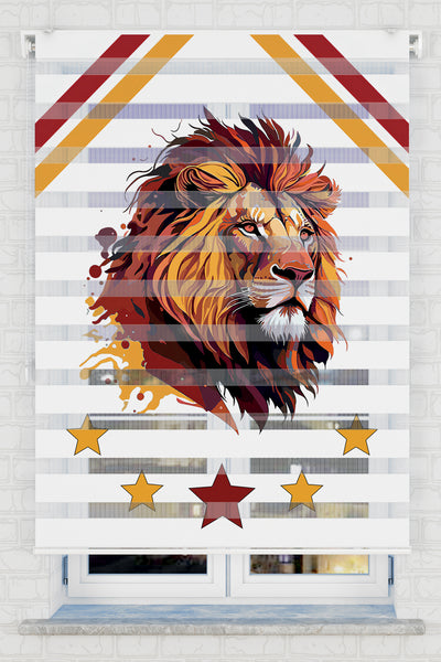 baskılı zebra perde